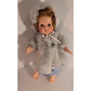 Vintage 20" American Character Chuckles Doll One Piece Stuffed Vinyl Body
